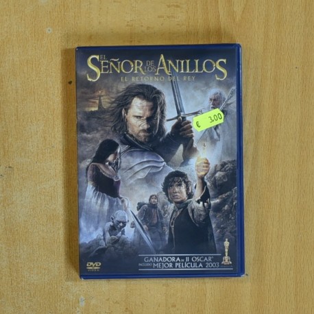 EL SEÑOR DE LOS ANILLOS EL RETORNO DEL REY - DVD