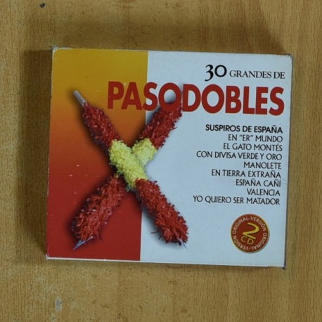 VARIOS - 30 GRANDES DE PASODOBLES - 2 CD