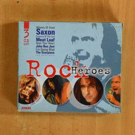 VARIOS - ROCK HEORES - 3 CD