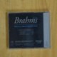 BRAHMS - SINFONIA N4 EN MI MENOR OP 98 - CD