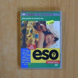 RECUERDAS LA PRIMERA VEZ QUE HICISTE ESO - DVD