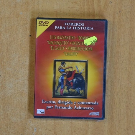 LUIS MAZZANTINI / MACHAQUITO / ELL GALLO / RODOLFO GAONA - DVD