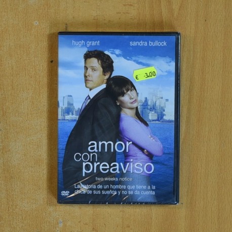 AMOR CON PREAVISO - DVD