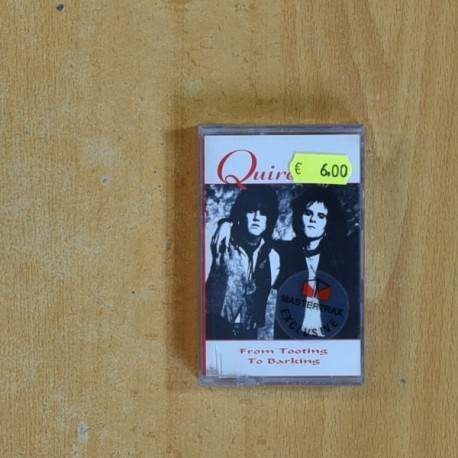 THE QUIREBOYS - FROM TOOTING TO BARKINGS - CASSETTE