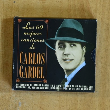 CARLOS GARDEL - LAS 60 MEJORES CANCIONES DE CARLOS GARDEL - CD