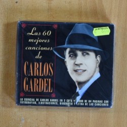 CARLOS GARDEL - LAS 60 MEJORES CANCIONES DE CARLOS GARDEL - CD