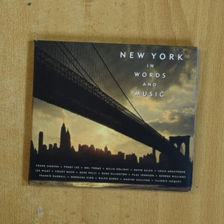 VARIOS - NEW YORK IN WORDS AND MUSIC - CD