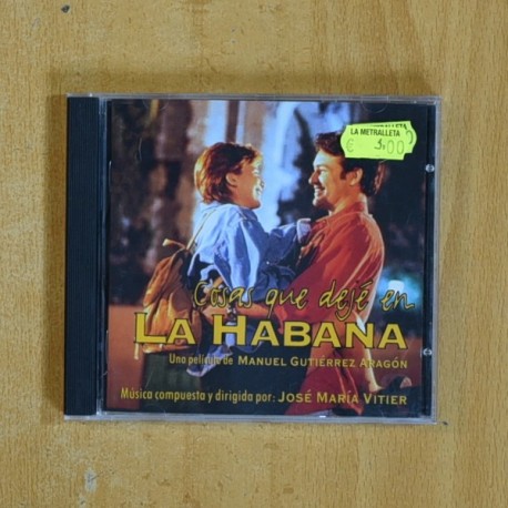 JOSE MARIA VITIER - COSAS QUE DEJE EN LA HABANA - CD