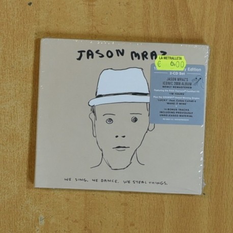 JASON MRAZ - WE SING WE DANCE WE STEAL THINGS - CD