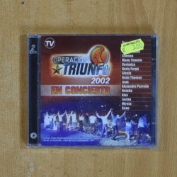 VARIOS - OPERACION TRIUNFO 2002 EN CONCIERTO - CD