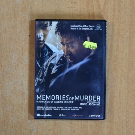 MEMORIES OF MURDER - DVD