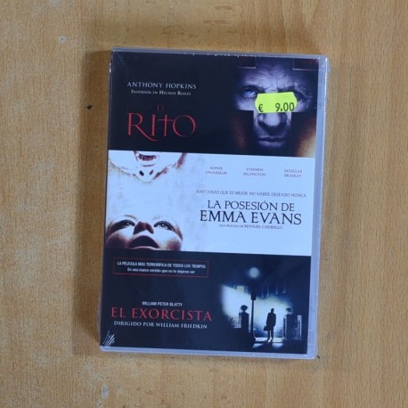 EL RITO / LA POSESION DE EMMA EVANS / EL EXORCISTA - DVD