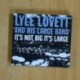 LYLE LOVETT AND HIS LARGE BAND - ITS NOT BIG ITS LARGE - CD