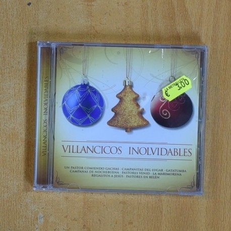 VARIOS - VILLANCICOS INOLVIDABLES - CD