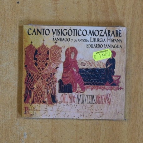 EDUARDO PANIAGUA - CANTO VISIGOTICO MOZARABE - CD