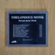 THELONIOUS MONK - ROUND ABOUT MONK - CD