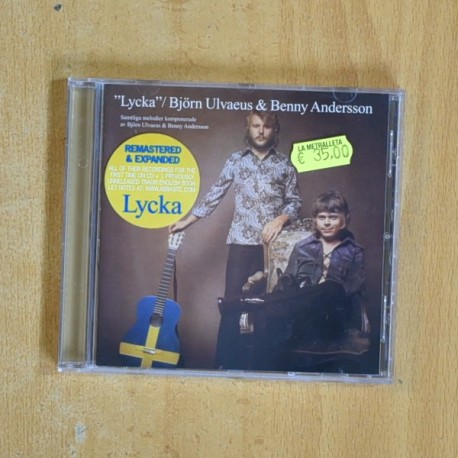 BJORN ULVAEUS & BENNY ANDERSSON - LYCKA - CD