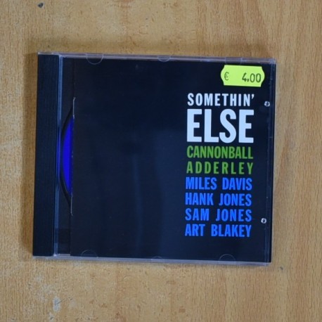 CANNONBALL ADDERLEY - SOMETHIN ELSE - CD