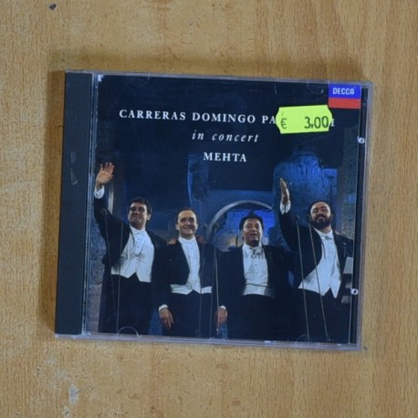 CARRERAS / DOMINGO / PAVAROTTI - IN CONCERT - CD