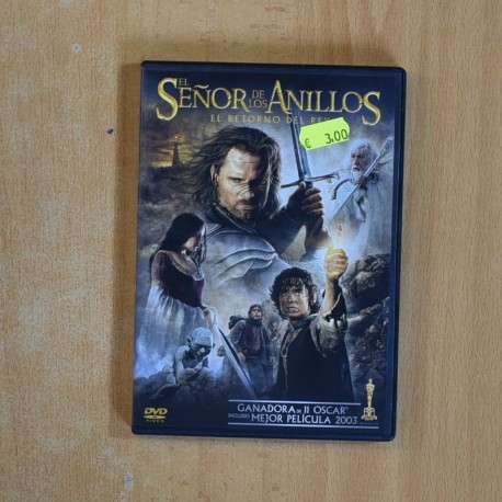 EL SEÑOR DE LOS ANILLOS EL RETORNO DEL REY - DVD