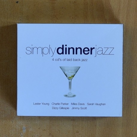 VARIOS - SIMPPLY DINNER JAZZ - 4 CD