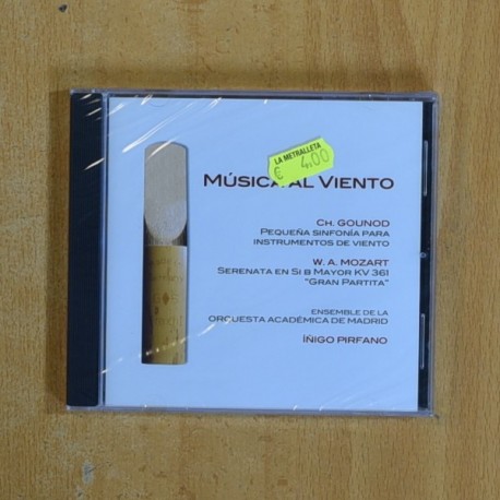 GOUNOD / MOZART - MUSICA AL VIENTO - CD