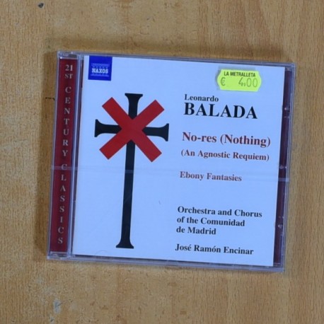 LEONARDO BALADA - NO RES NOTHING - CD