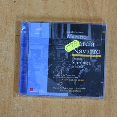 MAESTRO GARCIA NAVARRO - IN MEMORIAM - CD