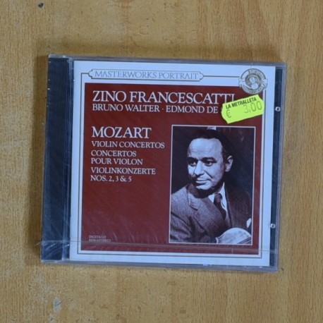 MOZART - ZINO FRANCESCATTI - CD