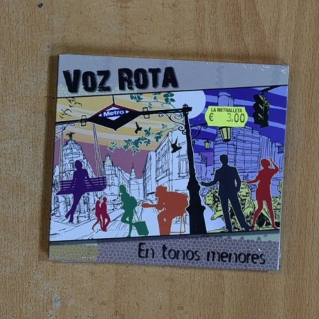 VOZ ROTA - EN TONOS MENORES - CD