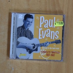 PAUL EVANS - COMPLETE MASTERS 1957 / 1962 - CD