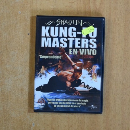 KUNG FU MASTERS EN VIVO - DVD