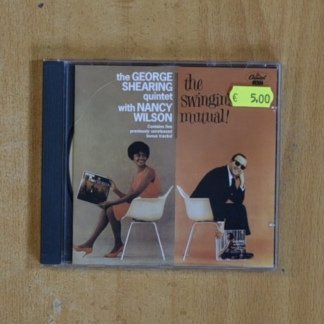 THE GEORGE SHEARING QUINTET WITH NANCY WILSON - THE SWINGINS MUTUAL - CD