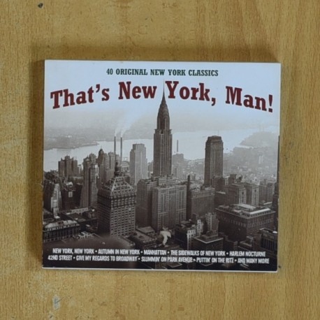 VARIOS - THATS NEW YORK MAN - CD