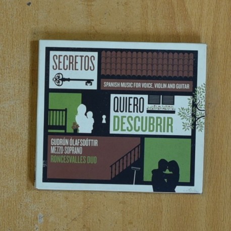 GUDRUN JOHANNA OLAFSDOTTIR - SECRETOS QUIERO DESCUBRIR - CD