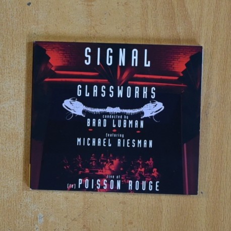 SIGNAL / BRAD LUBMAN / MICHAEL RIESMAN - GLASSWORKS - CD