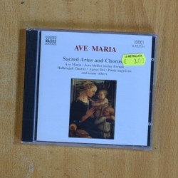 VARIOS - AVE MARIA SACRED ARIAS AND CHORUS - CD