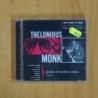 TOLONIOUS MONK - GENIUS OF MODERN MUSIC VOLUME 1 - CD