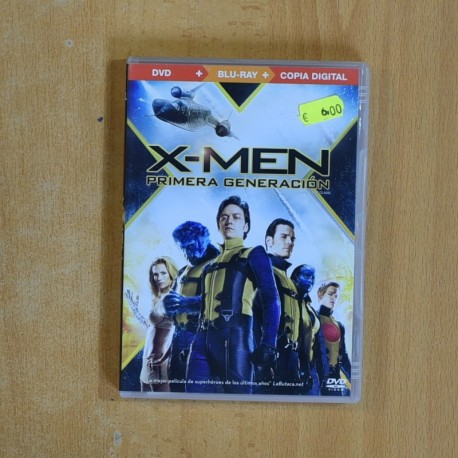 X MEN PRIMERA GENERACION - DVD + BLURAY