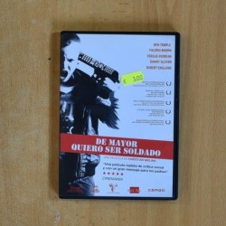 DE MAYOR QUIERO SER SOLDADO - DVD