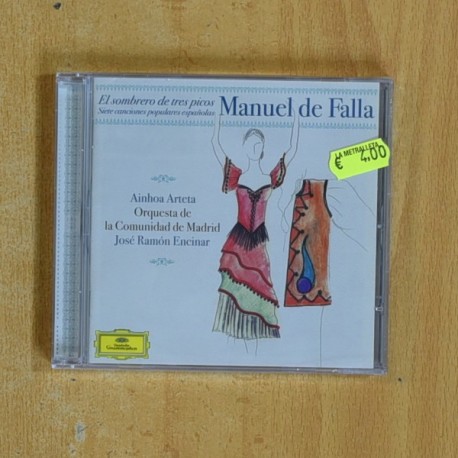 MANUEL DE FALLA - EL SOMBRERO DE TRES PICOS - CD