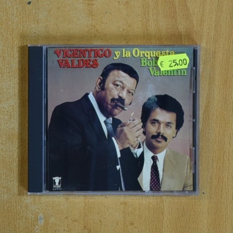 VICENTICO VALDES Y LA ORQUESTA BOBBY VALENTIN - VICENTICO VALDES Y LA ORQUESTA BOBBY VALENTIN - CD