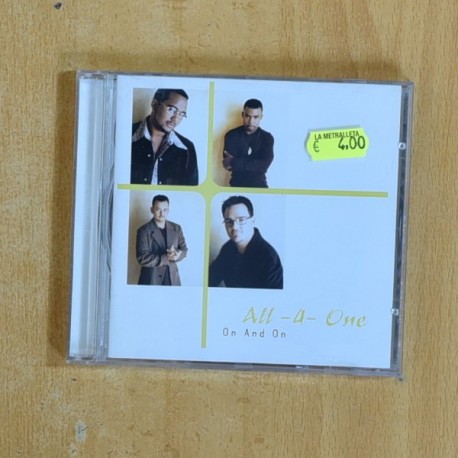 ALL 4 ONE - ON AND ON - CD