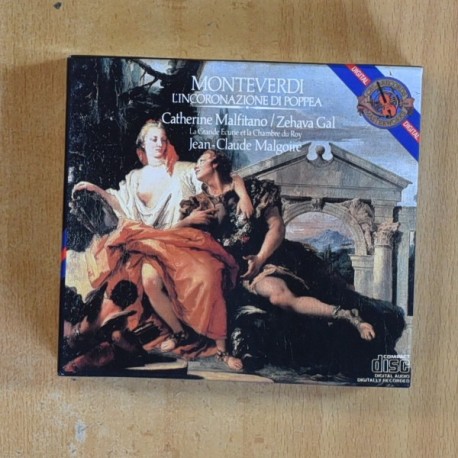 MONTEVERDI - L INCORONAZIONE DI POPPEA - CD