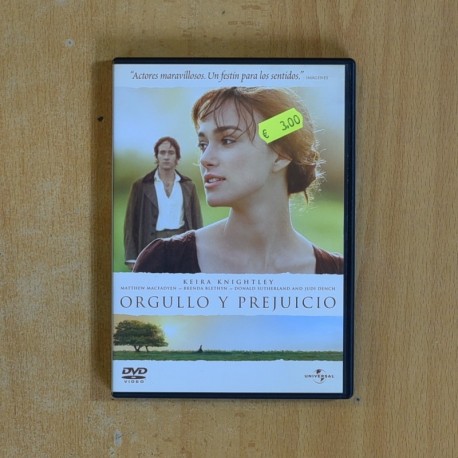 ORGULLO Y PREJUICIO - DVD