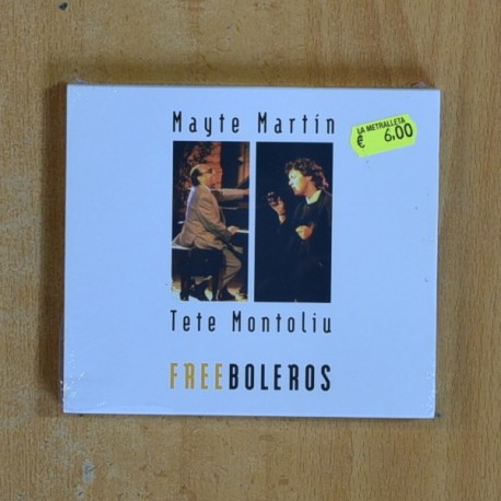 MAYTE MARTIN / TETE MONTOLIU - FREE BOLEROS - CD