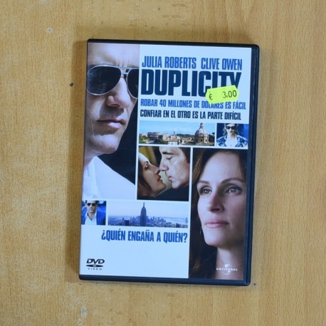 DUPLICITY - DVD