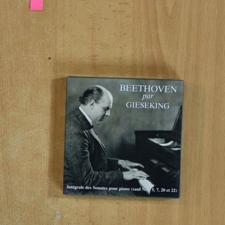 BEETHOVEN - PAR GIESEKING - BOX CD