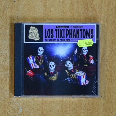 LOS TIKI PHANTOMS - AVENTURAS EN CELULOIDE - CD