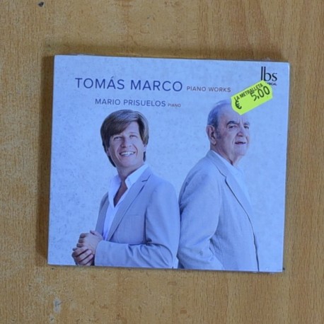 TOMAS MARCO / MARIO PRISUELOS - PIANO WORKS - CD